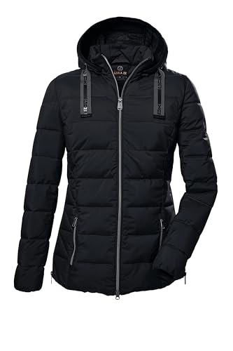 G.I.G.A. DX Damen Steppjacke mit abknöpfbarer Kapuze GW 4 WMN QLTD JCKT, schwarz, 44, 41341-000 von G.I.G.A. DX