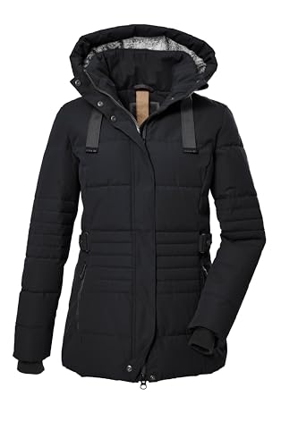 G.I.G.A. DX Damen Steppjacke mit abzippbarer Kapuze/Funktionsjacke in Daunenoptik GW 25 WMN QLTD JCKT, schwarz, 38, 39930-000 von G.I.G.A. DX