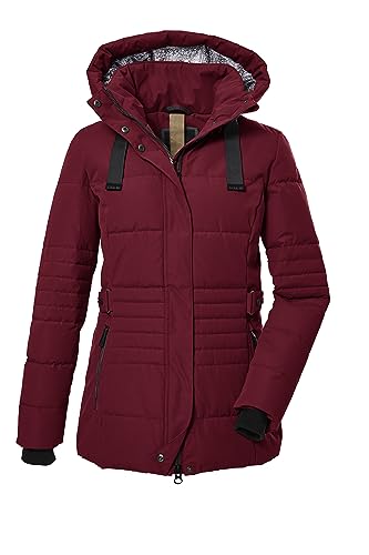 G.I.G.A. DX Damen Steppjacke mit abzippbarer Kapuze/Funktionsjacke in Daunenoptik GW 25 WMN QLTD JCKT, tiefrot, 36, 39930-000 von G.I.G.A. DX