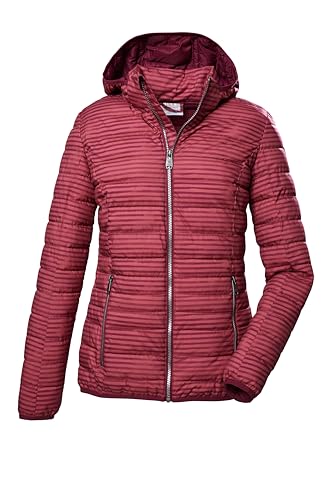 G.I.G.A. DX Damen Steppjacke mit abzippbarer Kapuze Uyaka AOP, dunkelrose, 36, 41503-000 von G.I.G.A. DX