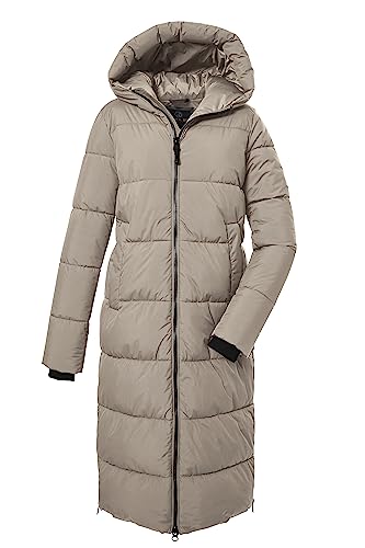 G.I.G.A. DX Damen Steppmantel mit Kapuze/Funktionsmantel ist wasserabweisend GW 50 WMN QLTD CT, hellbeige, 36, 39840-000 von G.I.G.A. DX