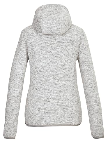 G.I.G.A. DX Damen Strickfleecejacke/Fleecejacke mit Kapuze GW 52 WMN KNTFLC JCKT, gebrochenes weiss, 44, 42233-000 von G.I.G.A. DX