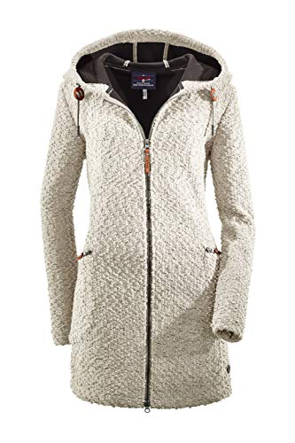 G.I.G.A. DX Damen Roshana Strickparka Strickmantel Parka In Strickoptik Mit Kapuze, Off White, 44 EU von G.I.G.A. DX