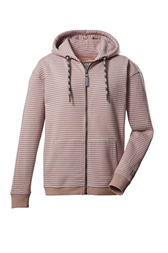 G.I.G.A. DX Damen Sweatjacke mit Kapuze/Kapuzenjacke GS 165 WMN SWT Jckt GOTS, Rouge, 34, 39377-000 von G.I.G.A. DX