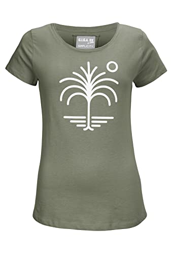 G.I.G.A. DX Damen T-Shirt GS 155 WMN TSHRT GOTS, Seagrass, 46, 39349-000 von G.I.G.A. DX