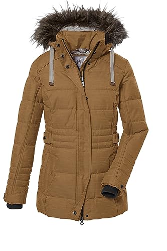 G.I.G.A. DX Damen Winterjacke mit abzippbarer Kapuze/Funktionsjacke in Daunenoptik Oivia, dark curry, 40, 40899-000 von G.I.G.A. DX