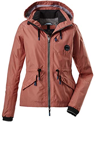 G.I.G.A. DX Damen Avari Casual Funktionsjacke Mit Einrollbarer Kapuze, Koralle, 42 von G.I.G.A. DX