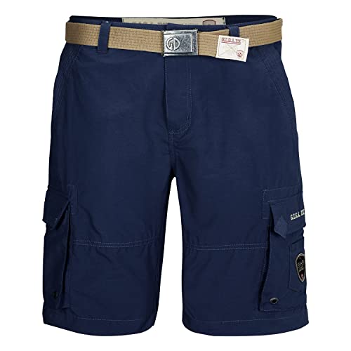 G.I.G.A. DX Herren Casual Bermudas mit Gürtel/kurze Hose - GS 38 MN BRMDS, dunkelblau, 58, 38202-000 von G.I.G.A. DX