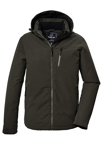 G.I.G.A. DX Herren Funktionsjacke/Outdoorjacke mit abzippbarer Kapuze GW 64 MN JCKT, dunkel olivgrün, M, 42539-000 von G.I.G.A. DX