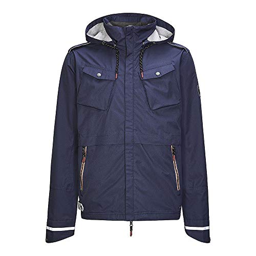 G.I.G.A. DX Funktionsjacke Herren Jaaku - Herrenjacke mit abzippbarer Kapuze - Outdoorjacke mit Fahrradfeatures - Bike to Work, navy, XXL von G.I.G.A. DX