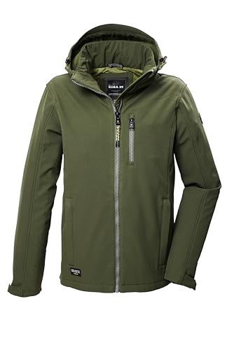 G.I.G.A. DX Herren Softshelljacke/Outdoorjacke mit abzippbarer Kapuze GW 29 MN SFTSHLL JCKT, dunkeloliv, L, 41866-000 von G.I.G.A. DX