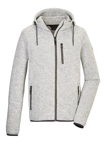 G.I.G.A. DX Herren Strickfleecejacke/Fleecejacke mit Kapuze GW 54 MN KNTFLC JCKT, gebrochenes weiss, XL, 42275-000 von G.I.G.A. DX