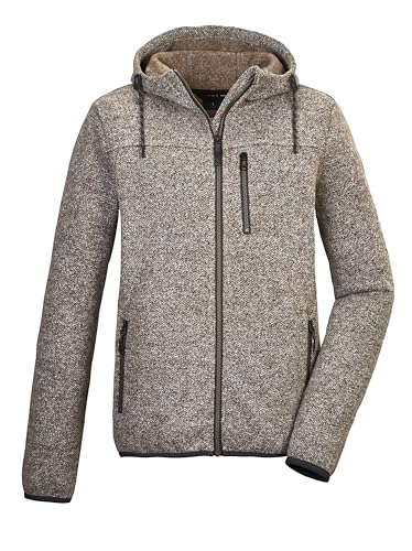 G.I.G.A. DX Herren Strickfleecejacke/Fleecejacke mit Kapuze GW 54 MN KNTFLC JCKT, olive brown, XL, 42275-000 von G.I.G.A. DX