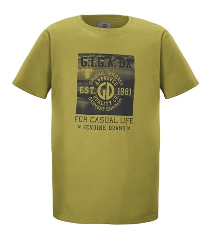 G.I.G.A. DX Herren T-Shirt GS 2 MN TSHRT GOTS, Senfgelb, L, 42645-000 von G.I.G.A. DX