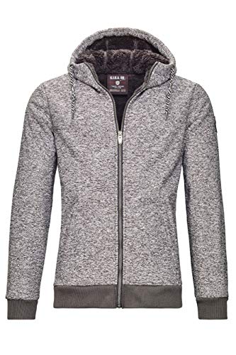 G.I.G.A. DX Herren Windig MN Knitfleece Jckt B Casual Windblocker Strickjacke Mit Kapuze, Graumelange, 3XL G.I.G.A. DX Herren Windig MN Knitfleece Jckt B Casual Windblocker Strickjacke Mit Kapuze, Graumelange, 3XL von G.I.G.A. DX