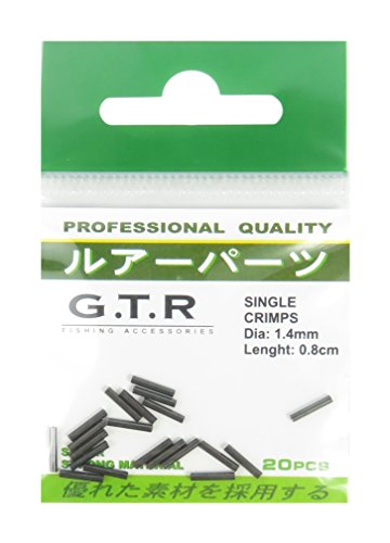 G.T.R Quetschhülsen für Stahlvorfach 2,61 mm Durchmesser 30 kg von G.T.R