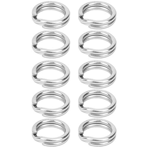 G.T.R Split Ring Sprengringe Stainless Steel 10 Stück 8 mm - 25 kg G.T.R Split Ring Sprengringe Stainless Steel 10 Stück 8 mm - 25 kg von G.T.R