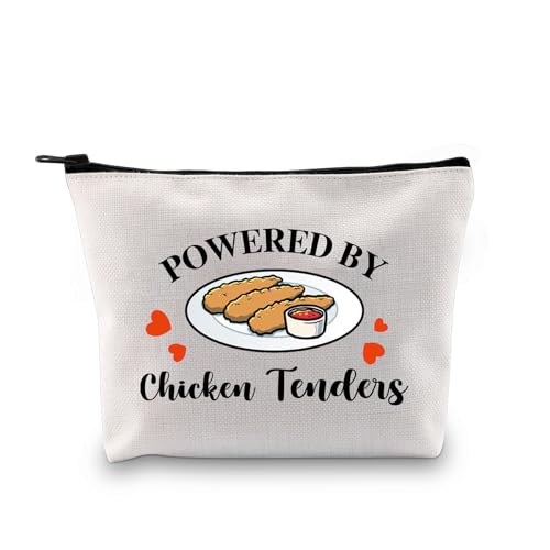 G2TUP Kosmetiktasche mit lustigem Huhn Tenders, Geschenk für Hühner-Tenders, lustiges Geschenk für Feinschmecker, Chicken Tenders MB von G2TUP