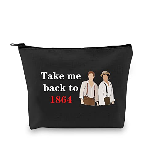 G2TUP Vampire Themed Gift Stefan 1864 Zip Bag Take Me Back to 1864 Originals Fandom Gift, Take Me Back to 1864 schwarz von G2TUP