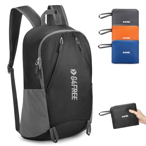 G4Free 24L faltbarer Rucksack, ultraleichter, verstaubarer Wanderrucksack, Reise-Tagesrucksack, Unisex, Wandern, Outdoor G4Free 24L faltbarer Rucksack, ultraleichter, verstaubarer Wanderrucksack, Reise-Tagesrucksack, Unisex, Wandern, Outdoor von G4Free
