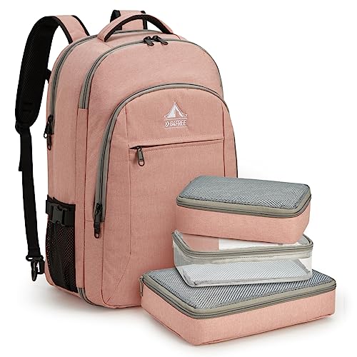 G4Free 40L Reiserucksack & Große 17-Zoll Laptop-Rucksack für Damen Herren mit 3 Teilige Packwürfeln-Packing Cubes für Reisen Urlaub Business Arbeit G4Free 40L Reiserucksack & Große 17-Zoll Laptop-Rucksack für Damen Herren mit 3 Teilige Packwürfeln-Packing Cubes für Reisen Urlaub Business Arbeit von G4Free