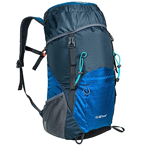 G4Free 40L Wasserdichter Ultraleicht Faltbarer Trekkingrucksack Daypack Damen Herren für Outdoor Wandern Camping Reisen von G4Free