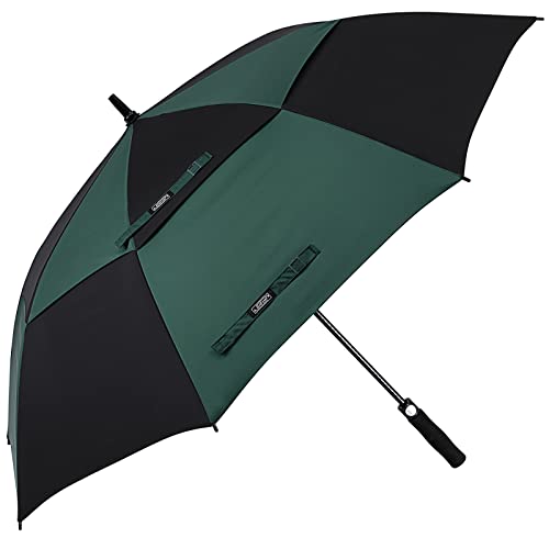 G4Free 68 Inch Regenschirm Groß Stockschirm Sturmfest Golf Schirme Automatik Regenschirm XXL für Herren Damen Doppelt Überdachung Belüftet von G4Free