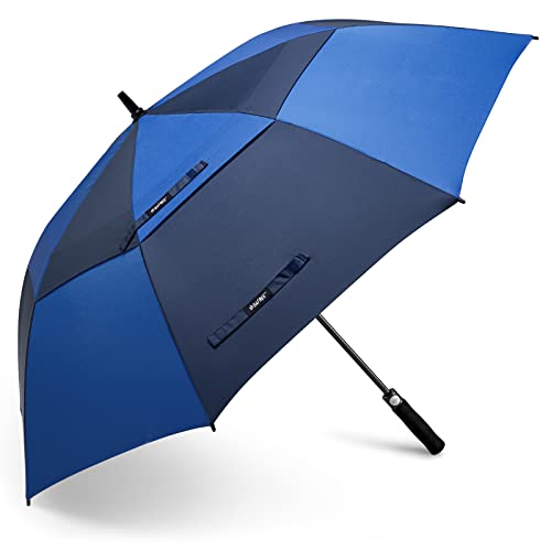 G4Free Golf-Regenschirm, 54 Zoll, automatische Öffnung, extra groß, doppelte Abdeckung, belüftet, winddicht, wasserdicht, Stock, Regenschirm G4Free Golf-Regenschirm, 54 Zoll, automatische Öffnung, extra groß, doppelte Abdeckung, belüftet, winddicht, wasserdicht, Stock, Regenschirm von G4Free
