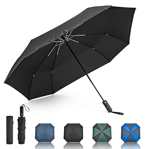 G4Free 54 Zoll Großer Taschenschirm & Golfschirm, Automatischer Quadratischer 3-faltbarer Windfester Regenschirm Kompakter Reise-Regenschirm G4Free 54 Zoll Großer Taschenschirm & Golfschirm, Automatischer Quadratischer 3-faltbarer Windfester Regenschirm Kompakter Reise-Regenschirm von G4Free