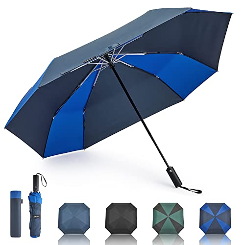 G4Free 54 Zoll Großer Taschenschirm & Golfschirm, Automatischer Quadratischer 3-faltbarer Windfester Regenschirm Kompakter Reise-Regenschirm G4Free 54 Zoll Großer Taschenschirm & Golfschirm, Automatischer Quadratischer 3-faltbarer Windfester Regenschirm Kompakter Reise-Regenschirm von G4Free
