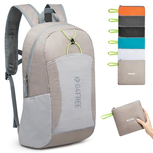 G4Free Faltbarer Leichter Rucksack 25L Unisex Tagesrucksack Kleiner Reiserucksack Wanderrucksack Trekkingrucksack Wasserdicht für Wandern Fahrrad G4Free Faltbarer Leichter Rucksack 25L Unisex Tagesrucksack Kleiner Reiserucksack Wanderrucksack Trekkingrucksack Wasserdicht für Wandern Fahrrad von G4Free