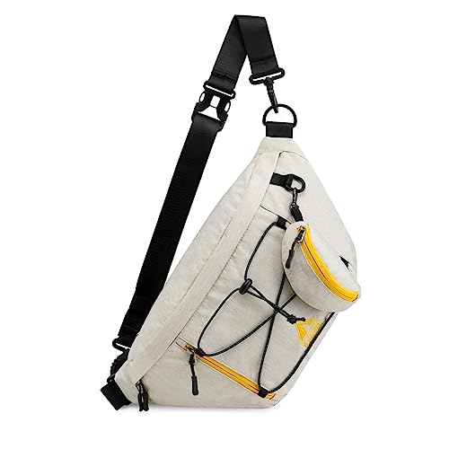 G4Free Große Bauchtasche Brusttasche Gürteltasche Sling Rucksack RFID-Hüfttasche für Damen und Herren für Sport Reisen Wandern Radfahren G4Free Große Bauchtasche Brusttasche Gürteltasche Sling Rucksack RFID-Hüfttasche für Damen und Herren für Sport Reisen Wandern Radfahren von G4Free