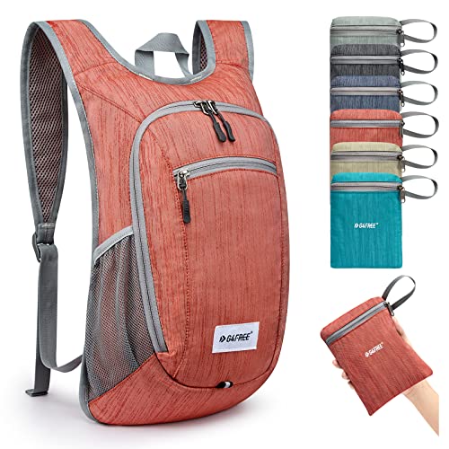 G4Free Kleiner Rucksack, 10/15 l, faltbar, leicht, verstaubar, Tagesrucksack, Reisen, Outdoor, Wandern, Schultertasche, rot, 10Liters G4Free Kleiner Rucksack, 10/15 l, faltbar, leicht, verstaubar, Tagesrucksack, Reisen, Outdoor, Wandern, Schultertasche, rot, 10Liters von G4Free