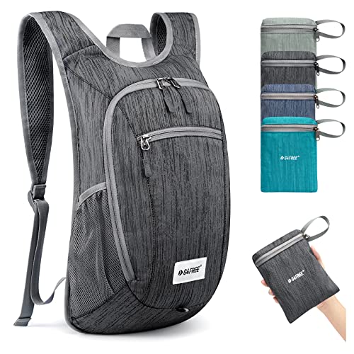 G4Free Kleiner Rucksack, 10/15 l, faltbar, leicht, verstaubar, Tagesrucksack, Reisen, Outdoor, Wandern, Schultertasche, Schwarz, 15Liters, Tagesrucksack G4Free Kleiner Rucksack, 10/15 l, faltbar, leicht, verstaubar, Tagesrucksack, Reisen, Outdoor, Wandern, Schultertasche, Schwarz, 15Liters, Tagesrucksack von G4Free