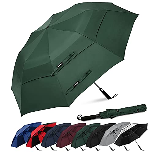 G4Free 62 Inch Tragbarer Golfschirm Automatischer Offener Großer Übergroßer Belüfteter Doppelter Baldachin Winddichte wasserdichte Sportschirme G4Free 62 Inch Tragbarer Golfschirm Automatischer Offener Großer Übergroßer Belüfteter Doppelter Baldachin Winddichte wasserdichte Sportschirme von G4Free