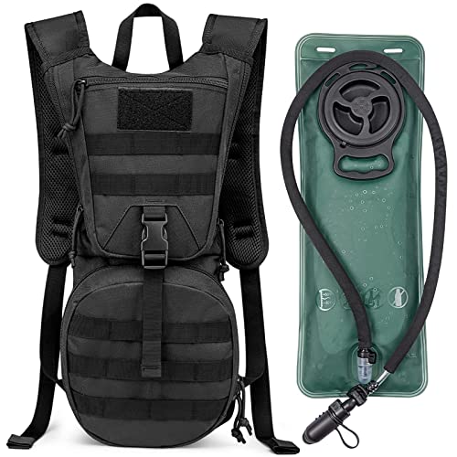 G4Free Militär Trinkrucksack Rucksäck mit 3L Verbesserter Blase Trinkblasen Wanderrucksäcke für Wandern Radfahren Laufen Ausflug und Klettern G4Free Militär Trinkrucksack Rucksäck mit 3L Verbesserter Blase Trinkblasen Wanderrucksäcke für Wandern Radfahren Laufen Ausflug und Klettern von G4Free