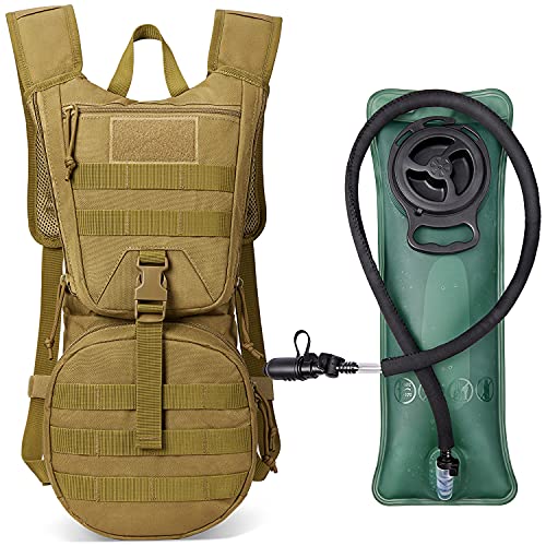 G4Free Militär Trinkrucksack Rucksäck mit 3 L Verbesserter Blase Trinkblasen Wanderrucksäcke für Wandern Radfahren Laufen Ausflug und Klettern G4Free Militär Trinkrucksack Rucksäck mit 3 L Verbesserter Blase Trinkblasen Wanderrucksäcke für Wandern Radfahren Laufen Ausflug und Klettern von G4Free