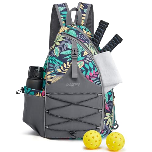 G4Free Pickleball-Tasche, Pickleball-Rucksack für Frauen und Männer, verstellbare Umhängetasche mit wasserdichter Tasche/Zaunhaken G4Free Pickleball-Tasche, Pickleball-Rucksack für Frauen und Männer, verstellbare Umhängetasche mit wasserdichter Tasche/Zaunhaken von G4Free