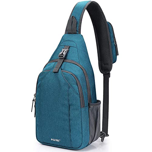 G4Free Sling Rucksack Brust Umhängetasche Crossbody Gym Daypack für Outdoor Radfahren Reisen Wandern Unisex von G4Free