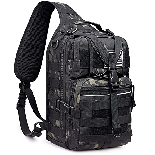 G4Free Tactical Sling Rucksack Groß Militär Schultertasche Umhängetasche für Outdoor Sport Camping Wandern G4Free Tactical Sling Rucksack Groß Militär Schultertasche Umhängetasche für Outdoor Sport Camping Wandern von G4Free