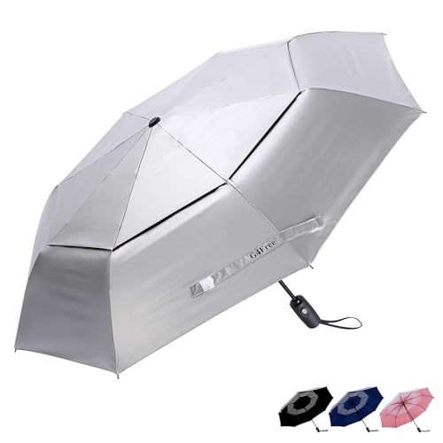 G4Free UPF 50+ UV-Schutz Reiseschirm 42/46 Inch Winddicht Silberbeschichtung Sonnenblockierender Regenschirm G4Free UPF 50+ UV-Schutz Reiseschirm 42/46 Inch Winddicht Silberbeschichtung Sonnenblockierender Regenschirm von G4Free