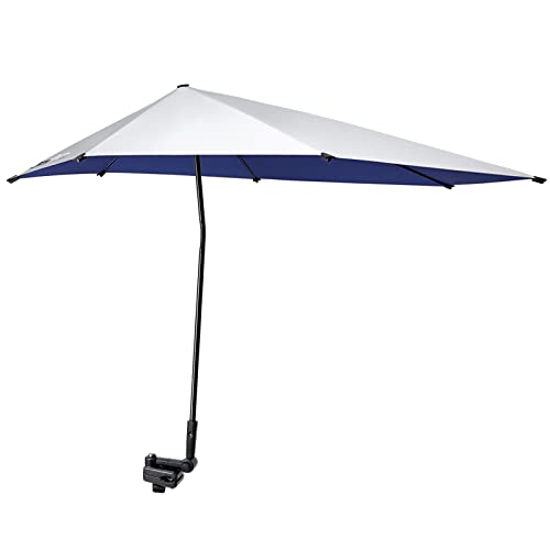G4Free Verstellbarer Strandschirm mit LSF 50+, Größe XL, 118 x 113 cm, mit Universalklemme für Stuhl, Golfwagen, Buggy, Bleacher, Terrasse G4Free Verstellbarer Strandschirm mit LSF 50+, Größe XL, 118 x 113 cm, mit Universalklemme für Stuhl, Golfwagen, Buggy, Bleacher, Terrasse von G4Free