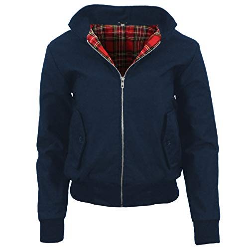 G5 APPAREL Damen Klassische Weinlese Harrington Jacke - Sky G5 APPAREL Damen Klassische Weinlese Harrington Jacke - Sky von G5 APPAREL