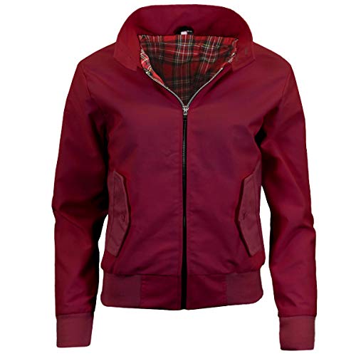 G5 Apparel Damen Klassische Weinlese Harrington Jacke G5 Apparel Damen Klassische Weinlese Harrington Jacke von G5 Apparel