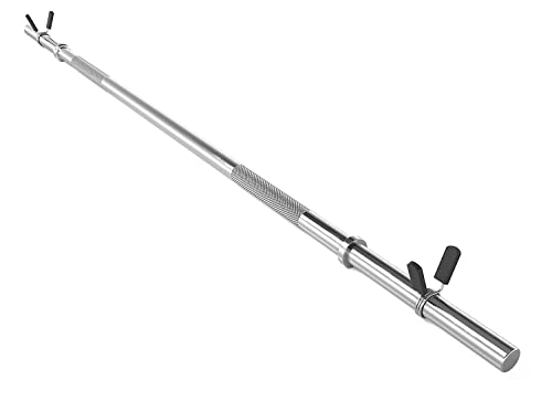 G5 HT SPORT Verchromte Hantelstange mit 150 oder 180 cm Durchmesser. 25 mm Federverschluss (150 cm) von G5 HT SPORT
