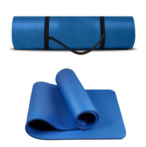 G5 HT SPORT Yogamatte mit Tragegriff | 172 x 61 cm | Dicke 1,2 cm | Gymnastikmatte Fitnessmatte (BLU) von G5 HT SPORT