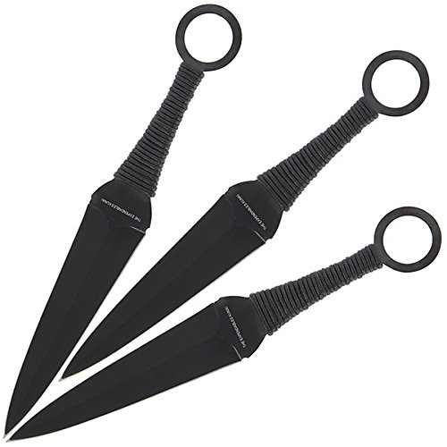 G8DS® 3er Wurfmesser Set Expendables Kunai inkl. Etui und Gürtelclip von G8DS