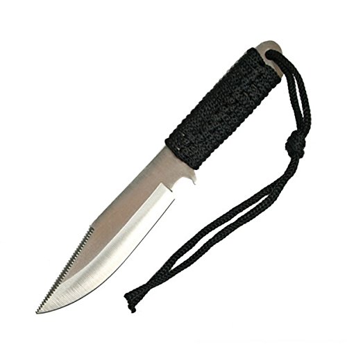 G8DS® Fahrtenmesser Black Paracord inkl. Etui Outdoor Survival von G8DS