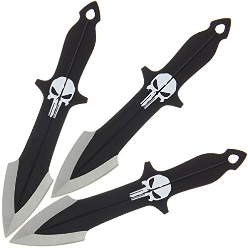 G8DS 3er Wurfmesser Set Punisher Throwing Knife inkl Nylon Etui von G8DS