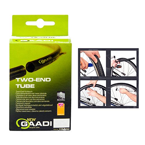 GAADI Fahrradschlauch Dunlop Ventil 40 mm, Schwarz, 28" 32/37-622/635 DV GAADI Fahrradschlauch Dunlop Ventil 40 mm, Schwarz, 28" 32/37-622/635 DV von GAADI